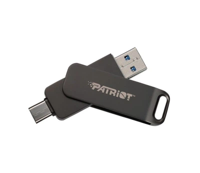 USB флеш-накопитель Patriot Rage R550 128 ГБ USB 3.2 Gen1 USB-A + USB-C