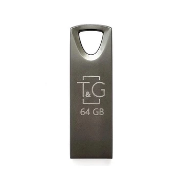 Флешка USB 64GB T&G метал 117 черный