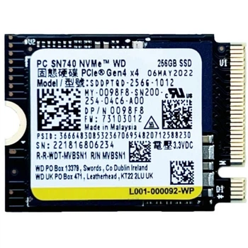 Накопитель SSD M.2 2230 256GB SN740 WD (SDDPTQD-256G) WD SDDPTQD-256G 1069934