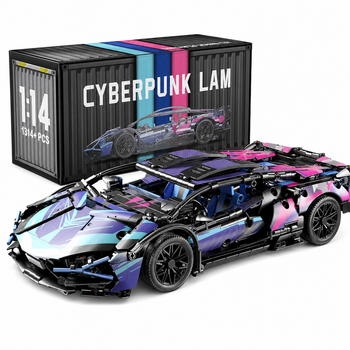Конструктор спортивного автомобиля ZKZC 1:14 на 1314 деталей 36 см LG-1314