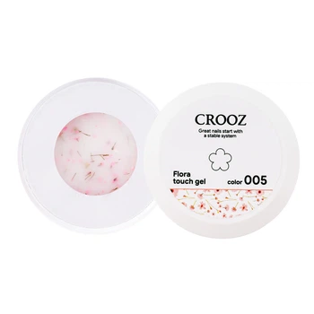 Гель с сухоцветами Crooz Flora Touch Gel #05 для ногтей 15 мл