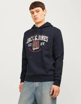 Худі Jack&Jones Logo Темно-Синій S 12255617