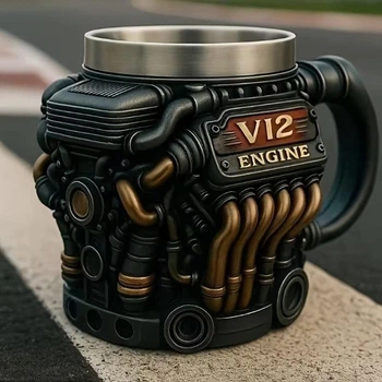 Кружка в стилізації двигуна V12 для авто-любителів