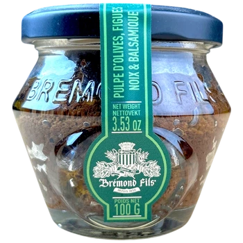 Паста Bremond fils Чорні оливки, інжир, горіх 100г
