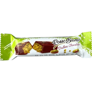 Батончик Rosso Bianco з фісташковим кремом 35 г И109