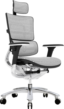 Офісне ергономічне крісло GT Racer X-801A Light Gray (W17-1)