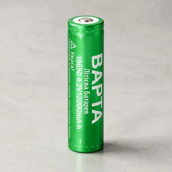 Акумулятор 18650 BAPTA BP-1200, 3000 mAh, 4,2 В, Li-ion, із захистом (Батарейка 18650)
