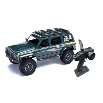 Машинка на радіокеруванні Nissan Patrol Y60 YIKONG YK4107Pro 1:10 4WD RTR Brushless RC Crawler RED + акумулятор 2S lipo 5000+ mAh в комплекті колір зелений