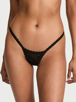 Трусики стринги женские Victoria's Secret 317169145 L Черные (1161987832)