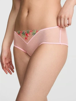 Трусики хипстеры женские Victoria's Secret 607990591 XL Розовые (1161575807)