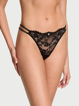 Трусики бикини женские Victoria's Secret 756218456 2XL Черные (1161678059)