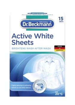 Відбілюючі серветки для білого одягу Dr. Beckmann Active White 15 шт