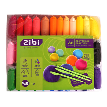 Легкий пластилин ZiBi 36 цветов (ZB.6298)