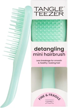 Szczotka do włosów Tangle Teezer The Ultimate Detangler Mini Fine & Fragile Jade Lagoon 15.5x5.3 cm (5060926685090)
