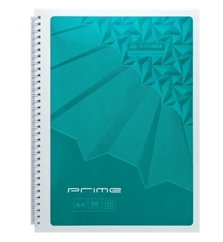 Нотатник Buromax Prime BM 24451101-06 A4 96 аркушів клітинка бірюзовий (0000343)