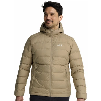 Куртка прошита пухова WILD PASS DOWN HOODY M RDS Jack Wolfskin A66298_A0082 54 Бежевий (4064886758444)