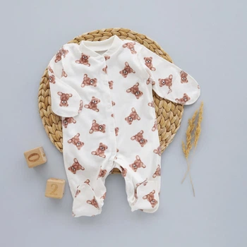 Чоловічок RoyalBaby Ведмедик Тедді (інтерлок) р.56, 0-3 міс