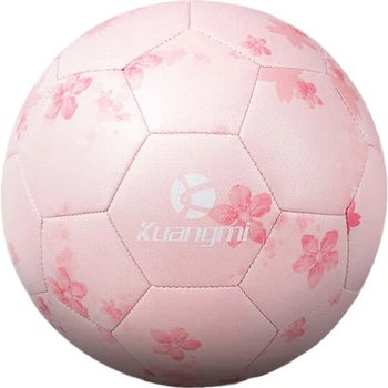 Мяч футбольный Kuangmi Cherry Blossom Pink Size 5 Розовый