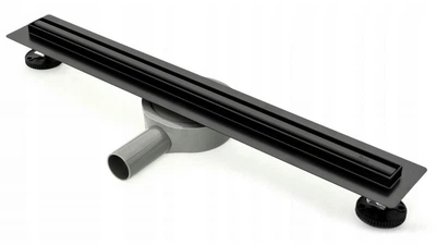 Трап для душу BW-tech PRO SLIM, 1200 mm black / чорний