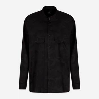 Рубашка мужская Armani Exchange 127429072 XL Черная (1160081408)