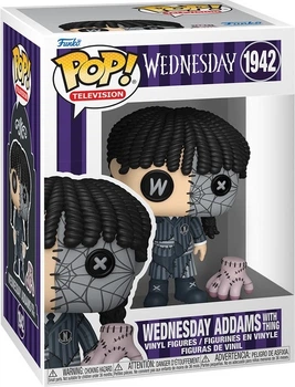Figurka Funko POP! Television: Wednesday Wednesday with Thing 10 cm 93235 (889698932356)