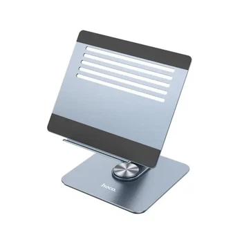 Підставка для ноутбука Hoco PH52 Plus Might Metal rotating tablet desktop holder Сіра