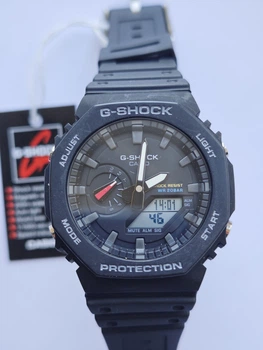 Годинник часи в стилі Casio G-SHOCK GA-2100 джишок тактичні Чорні