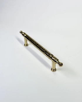 Ручка меблева латунна Artisan Brass 128, молоткове покриття (GO35AB12897)