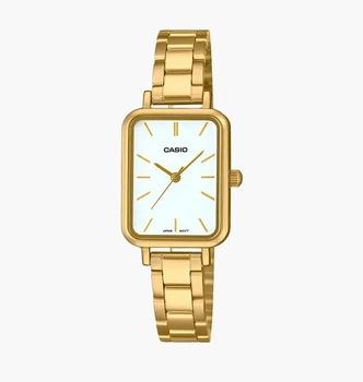 Жіночий наручний годинник Casio LTP-V009G-7E, кварцовий, сталевий браслет, водозахист 30 м