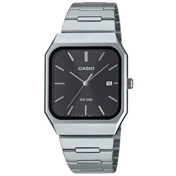 Мужские часы Casio MTP-B185D-1A черные 50 м