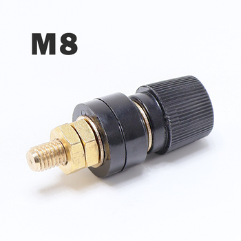 Медная винтовая клемма M8 / P-G-M8-BLK / чёрная