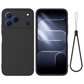 Силиконовый (TPU) чехол Deexe Silicone Case для TECNO Spark 50 - Black