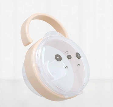 Футляр-контейнер для пустушки напівпрозорий Mommy Bag Ведмедик, молочний