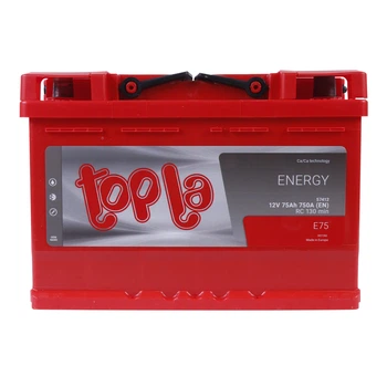 Автомобильный аккумулятор TOPLA Energy 6CT 75Ah R+ E75