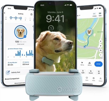 GPS-нашийник для собак Tractive Smart Dog Mint