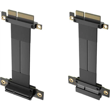 Райзер ZHENWEI PCIe 3.0 x4 роз'єм 90° вниз 30 см (ZW-PCIE145)