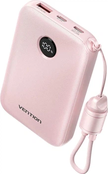 УМБ Vention 10000mAh 22.5W Fast Charging Pink (FKAP0-C)