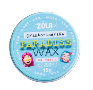 ZOLA Viktorina Vika Віск для брів Paradise Wax with Vitamin E and Argan Oil, 15 г