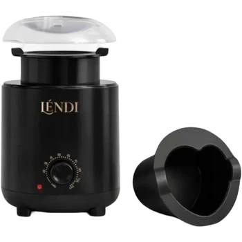 LENDI Wax Lab Воскоплав із силіконовою чашею чорний, 200 мл