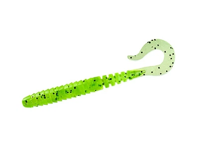 Силиконовая приманка Fishup Vipo 2.8" (9pcs.), #055 - Chartreuse/Black10062116