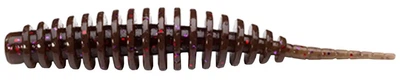 Tanta 2.5" (8pcs.), #050 - Green Pumpkin Brown/Red & Purple,10018112