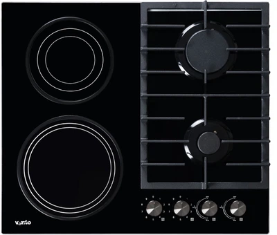 Варочная поверхность комбинированная Ventolux HG622 B7G CS (BK)