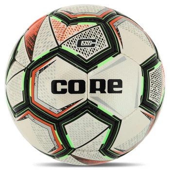 Футбольний м'яч CORE DIAMOND №5 PU FB-8463 Зелений-Помаранчевий