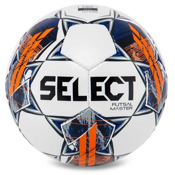 Мяч футзальный SELECT Futsal Master (FIFA Basic) v22 No4 белый оранжевый (Орригинал)