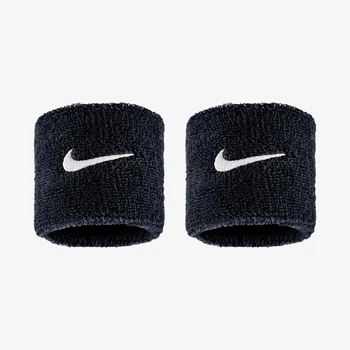 Напульсники Nike Swoosh Wristbands 2 PK Чорні (Оригінал) N.101.2405.010.OS