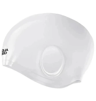 Шапка для плавания Aqua Speed EAR CAP VOLUME 61511 белая OSFM 284-05 (Оriгинал)