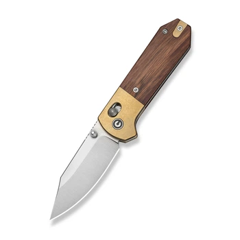 Ніж складаний кишеньковий Civivi Yonder Clip Point натуральний 14C28N Wood and Brass (7.3 см)