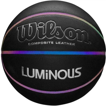 Мяч баскетбольный Wilson LUMINOUS BSKT IRIDESCENT black size 7 WTB2027XB07 (Оriгинал)