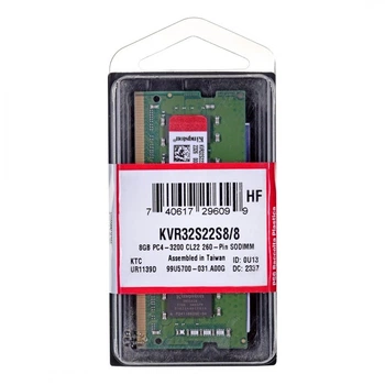 Модуль пам'яті SO-DIMM DDR4 8GB 3200 Kingston С22 (KVR32S22S8/8) запечатаний