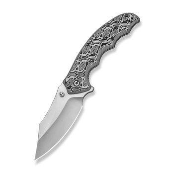 Ніж складаний Civivi Pentad Чорний/білий 8.8 см Nitro-V Micarta